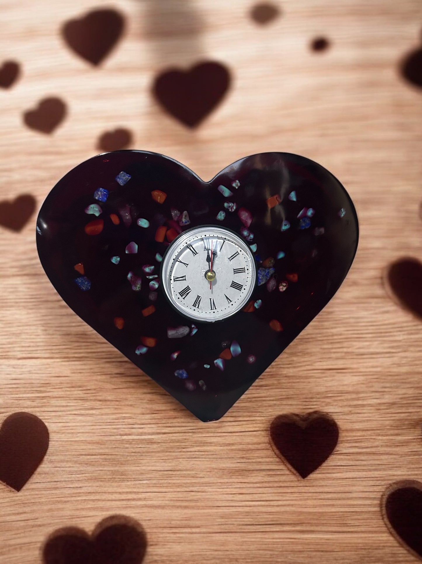 Heart with clock